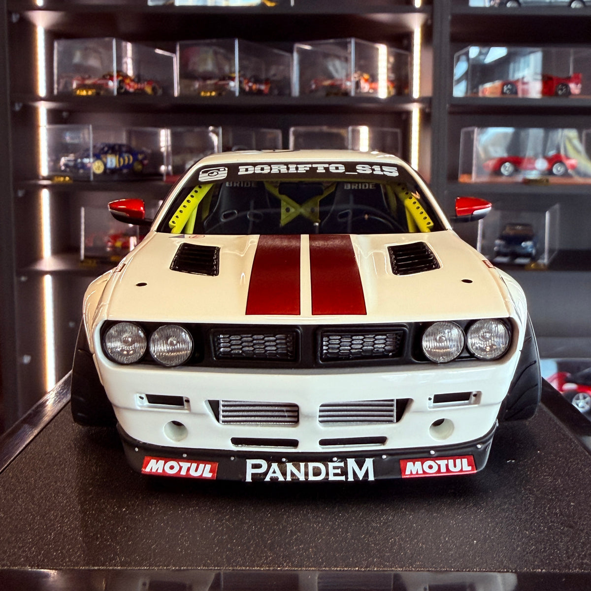 Nissan Silvia S14 Boss Rocket Bunny #66 Hvid 2024 1:18 fra OttOmobile