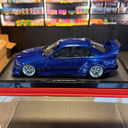 BMW E36 LTO Sedan Turbo od Khyzyla Saleema Avus Blue 2023 – 1:18 OttOmobile