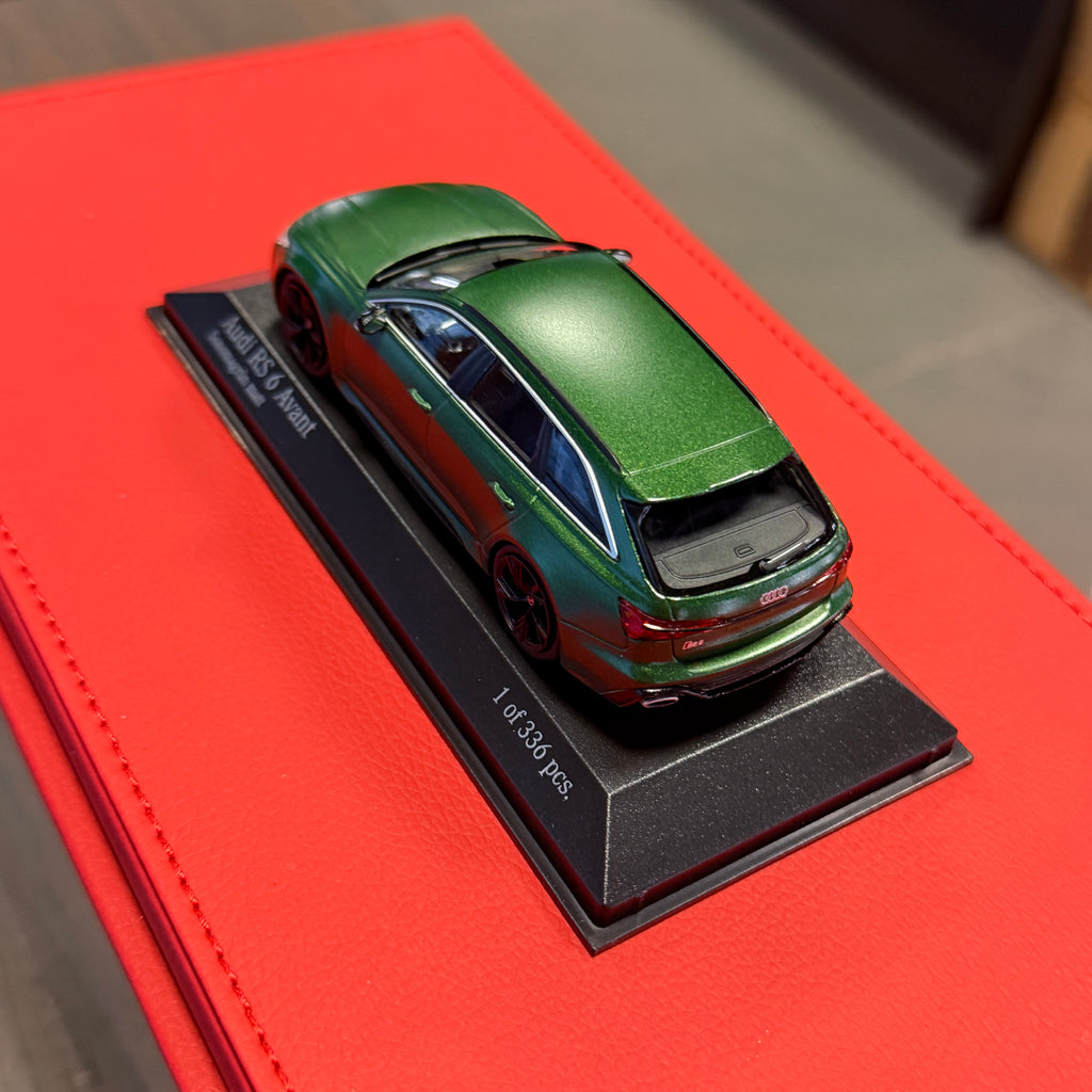 Audi RS 6 Avant (C8) 2019 Matt Sonoma Green 1:43 by Minichamps