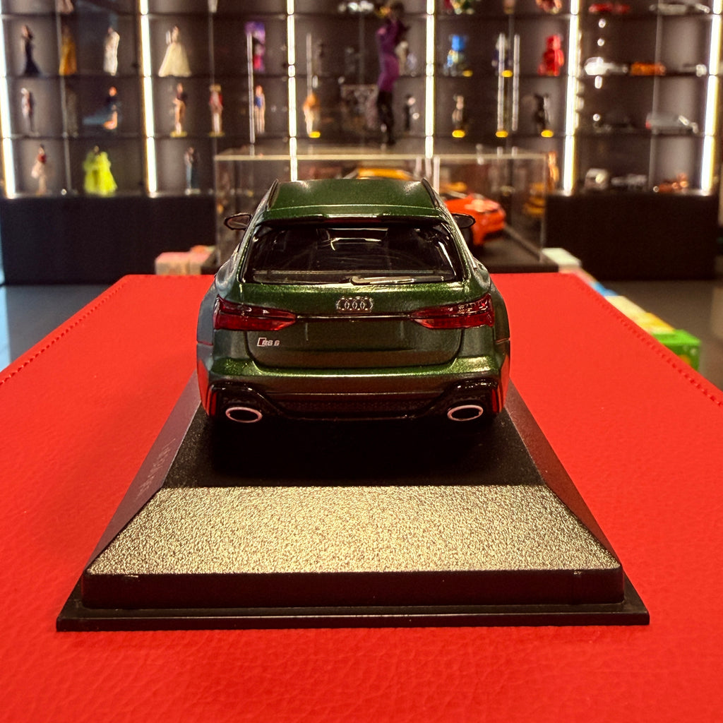 Audi RS 6 Avant (C8) 2019 Matt Sonoma Green 1:43 by Minichamps