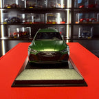 Audi RS 6 Avant (C8) 2019 Matt Sonoma Green 1:43 by Minichamps