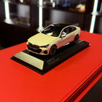 BMW i5 (G60) 2024 m. baltos metalo spalvos 1:43, „Minichamps“