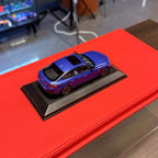 BMW i4 M50 2022 matinės mėlynos metalo spalvos 1:43 Minichamps