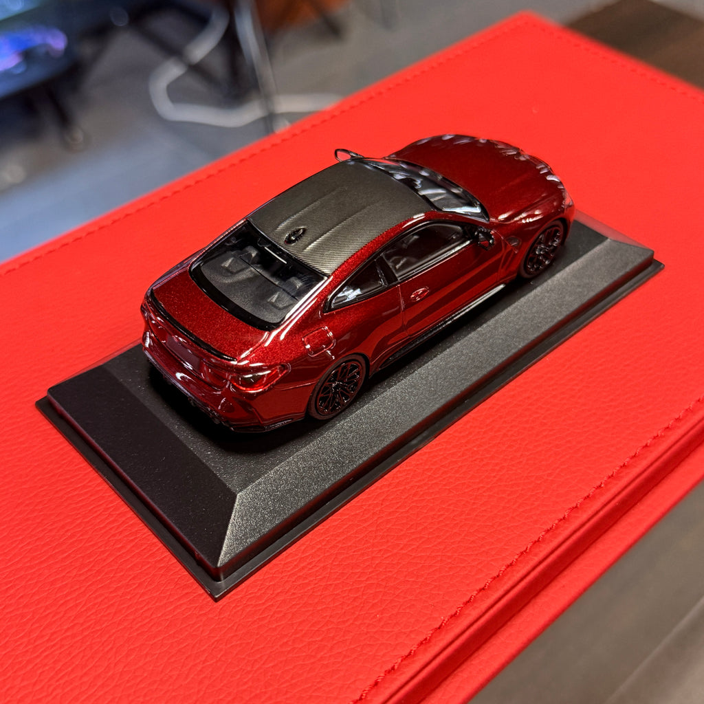 BMW M4 Competition G82 2020 raudonos metaliko spalvos 1:43, Minichamps