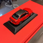 BMW M3 Competition G80 2020 raudona metalinė spalva 1:43, Minichamps
