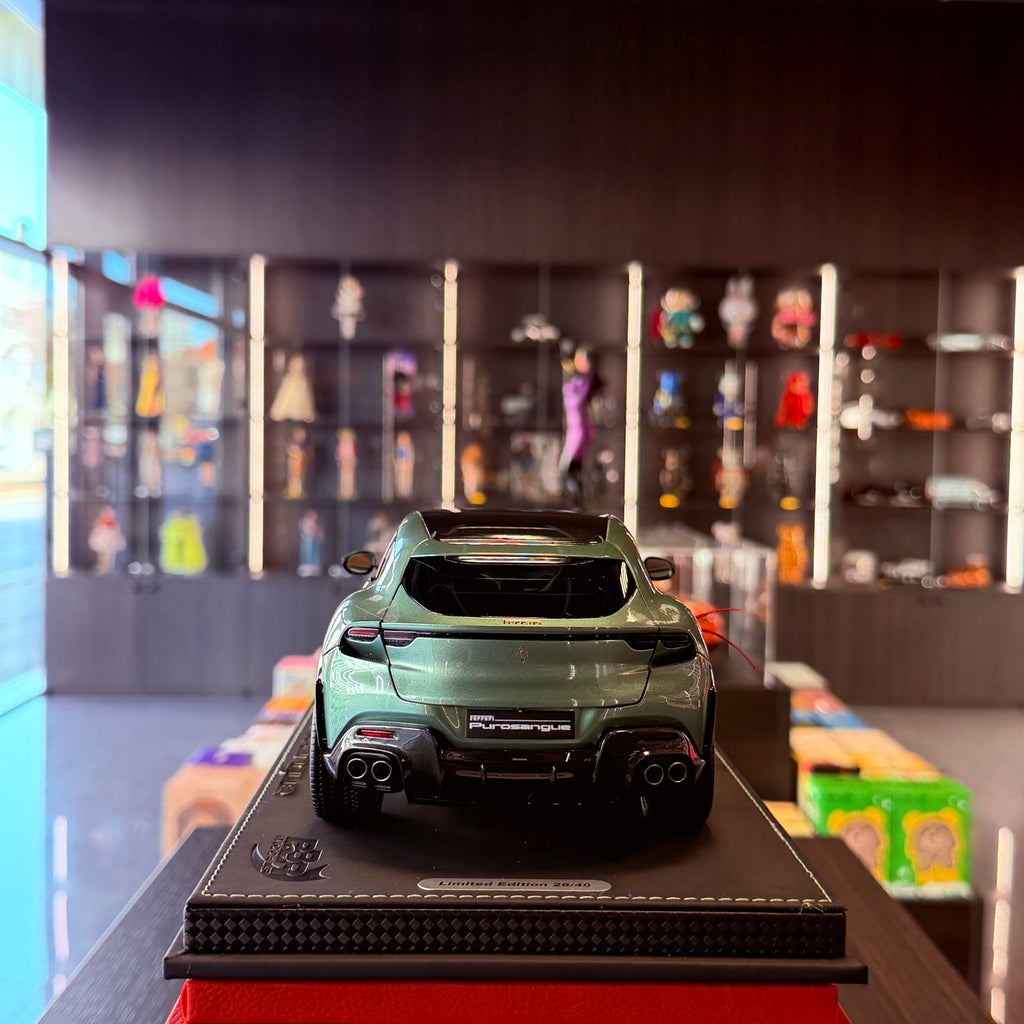 Ferrari Purosangue Verde Dora 1:18 – BBR Luxury Pack Limited 40
