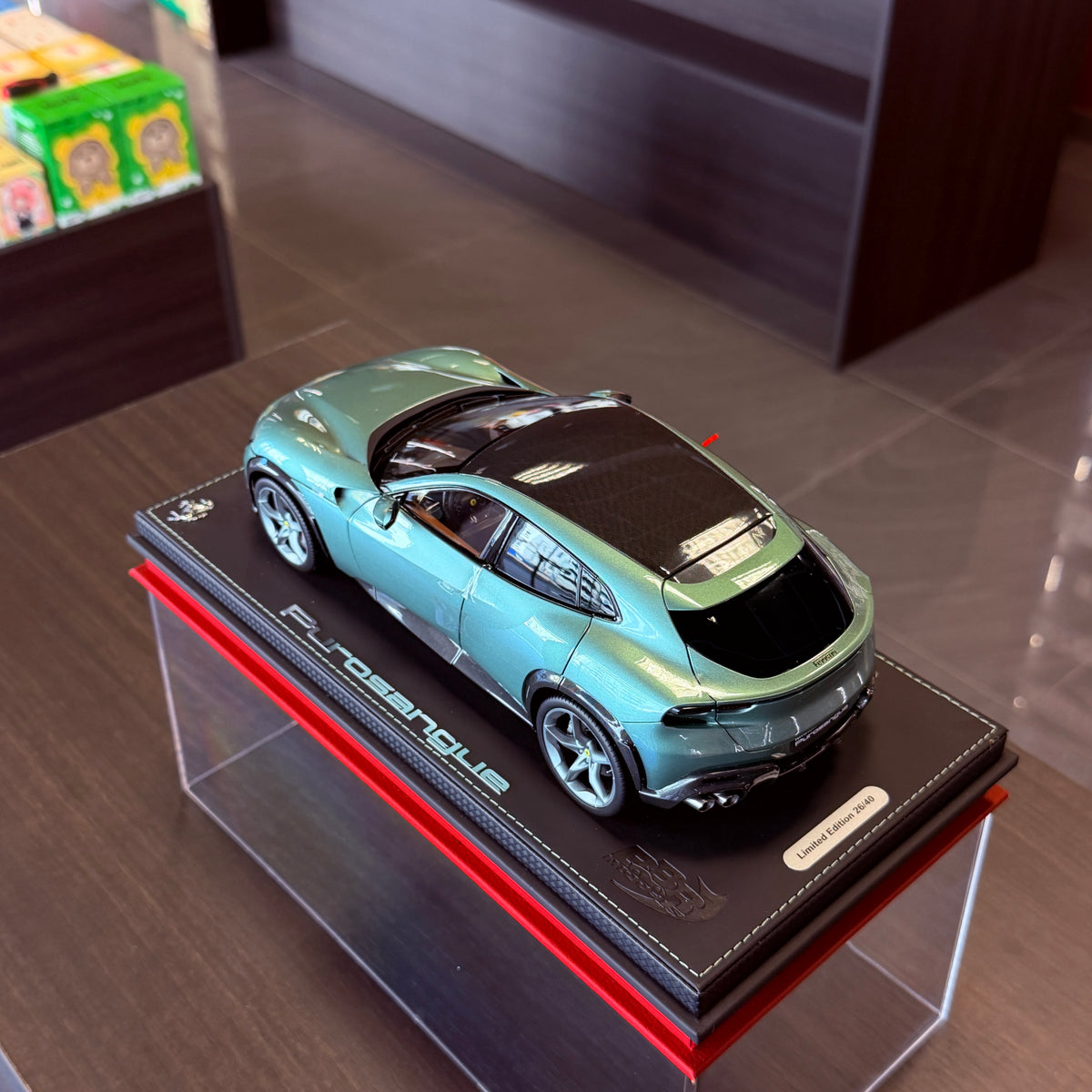 Ferrari Purosangue Verde Dora 1:18 – BBR Luxury Pack Limited 40