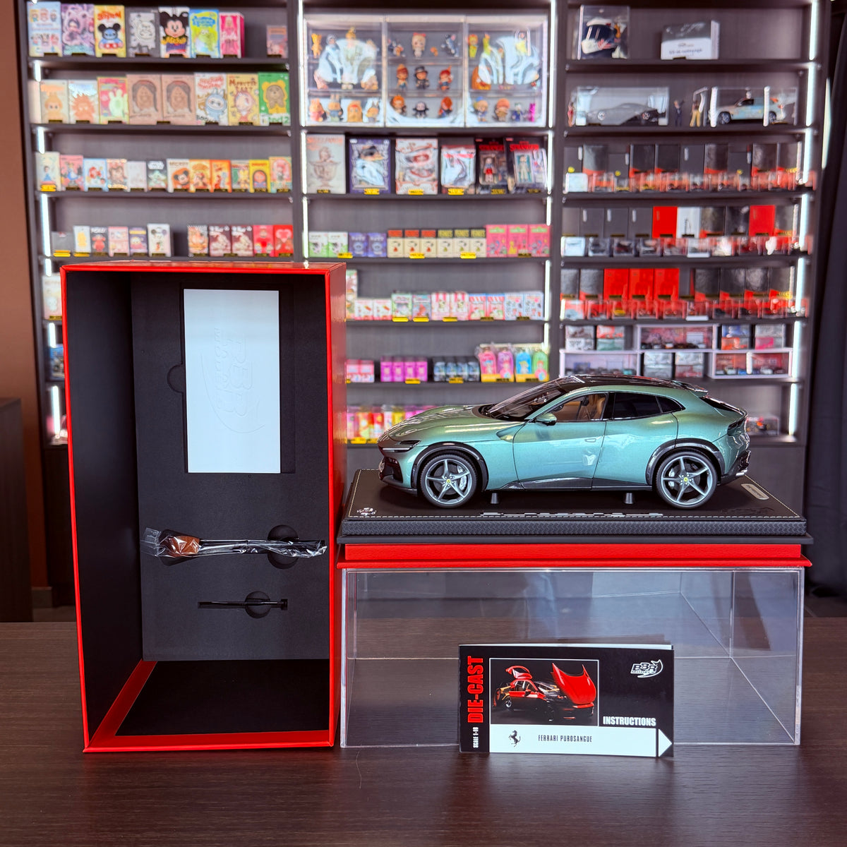 Ferrari Purosangue Verde Dora 1:18 – BBR Luxury Pack Limited 40
