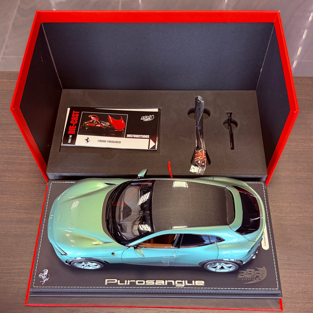 Ferrari Purosangue Verde Dora 1:18 – BBR Luxury Pack Limited 40