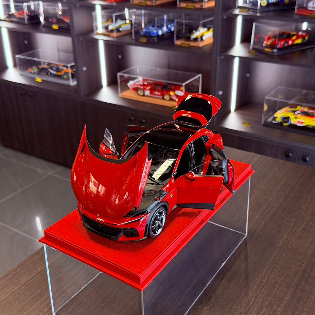 Ferrari Purosangue Rosso Corsa 1:18 – BBR Full Opening Diecast