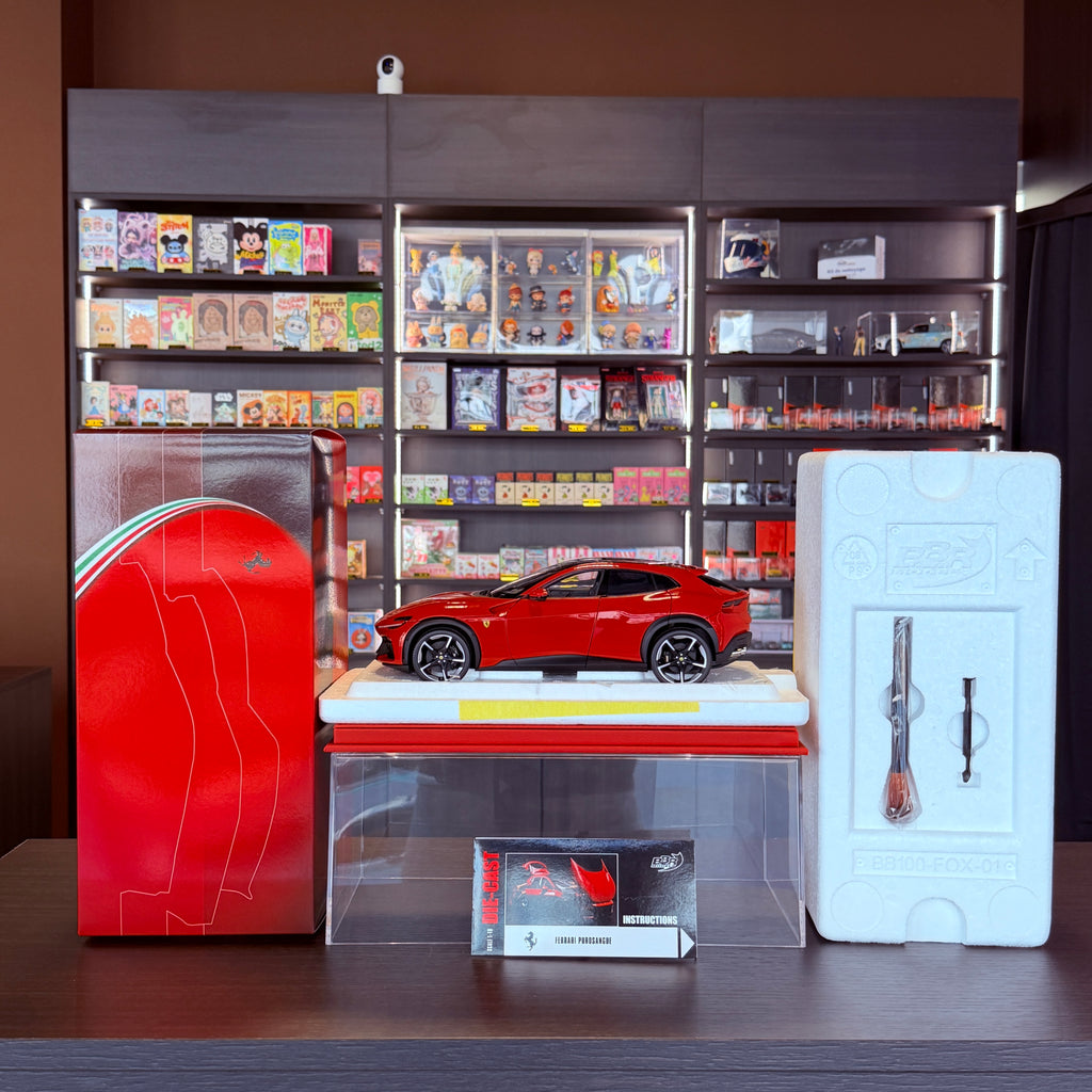 Ferrari Purosangue Rosso Corsa 1:18 – BBR Full Opening Diecast