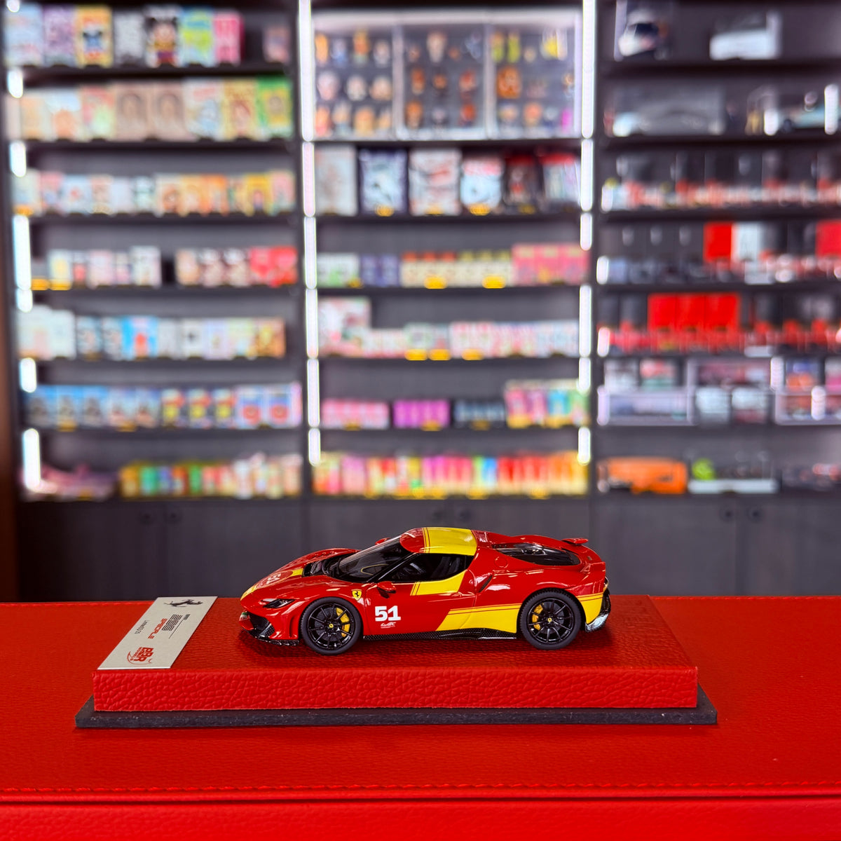 Ferrari 296 Speciale-lakering nr. 51 1:43 – BBR Premium, begrænset oplag på 20 stk.