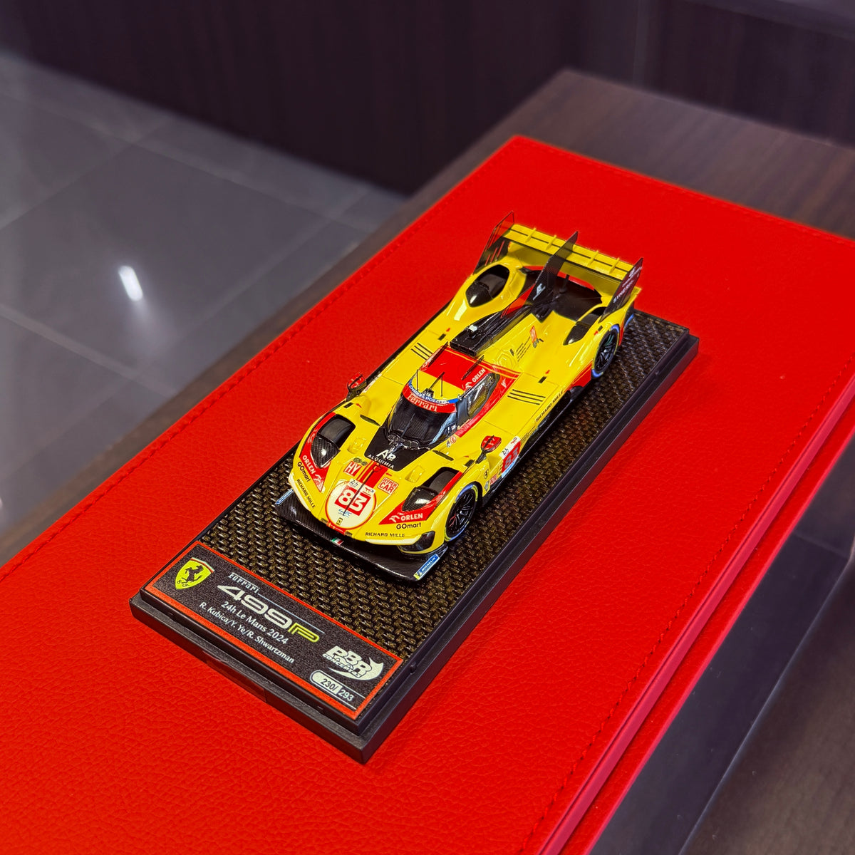 Ferrari 499P Nr.83 Le Mans 2024 1:43 – BBR, ribotas tiražas – 293 vnt.