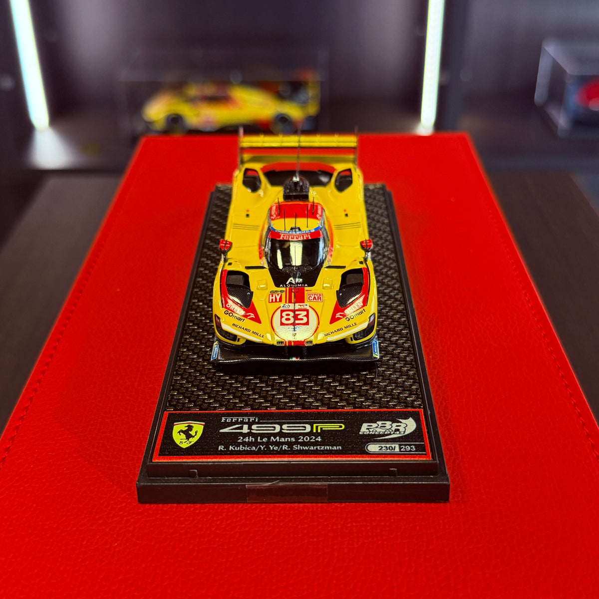 Ferrari 499P Nr.83 Le Mans 2024 1:43 – BBR, ribotas tiražas – 293 vnt.