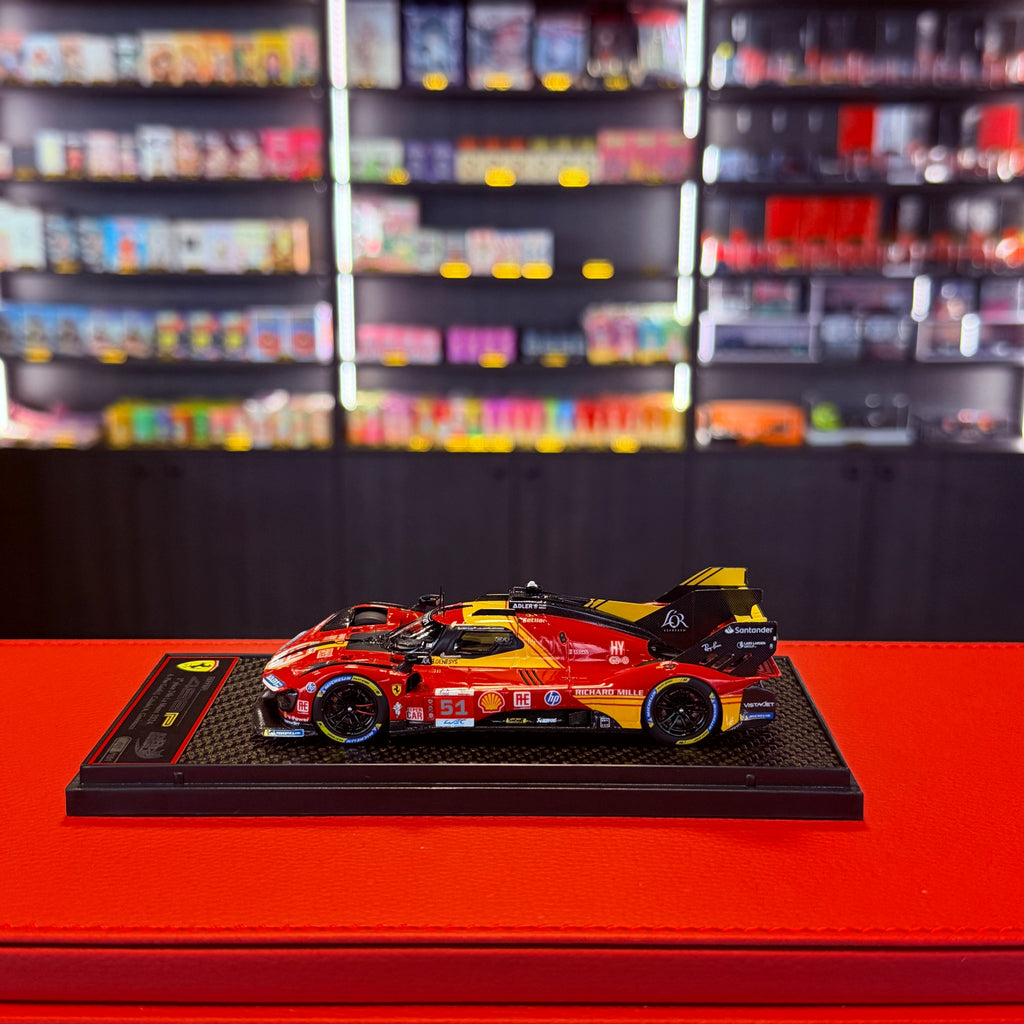 Ferrari 499P nr. 51, 3. plads Le Mans 2024 1:43 – BBR, begrænset til 151 stk.