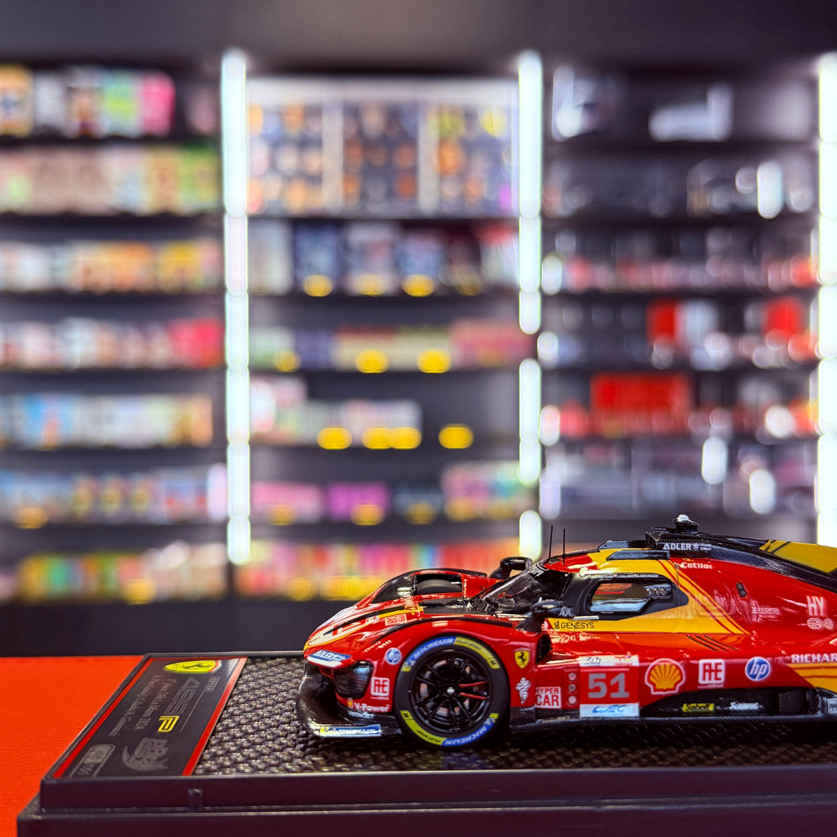 Ferrari 499P nr. 51, 3. plads Le Mans 2024 1:43 – BBR, begrænset til 151 stk.