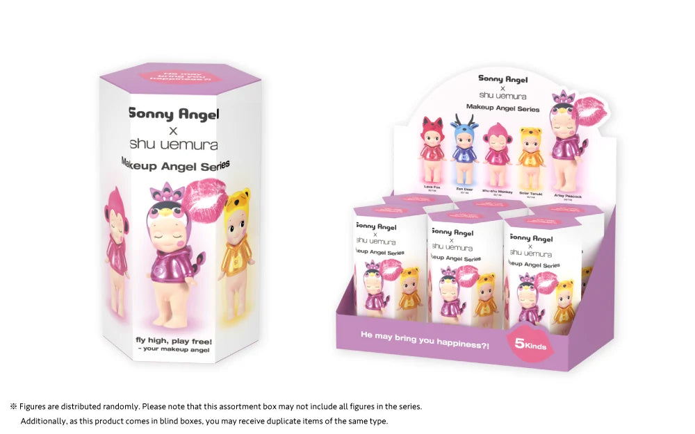Sonny Angel x shu uemura Makeup Angel Series – Set of 6 Blind Boxes