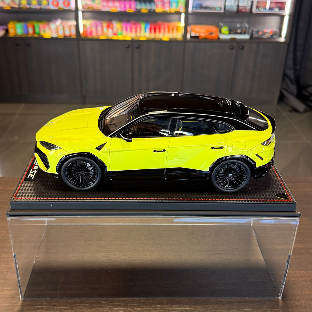 Lamborghini Urus SE Tettonero, Giallo Tenerife 1:18 MR Collectionilta