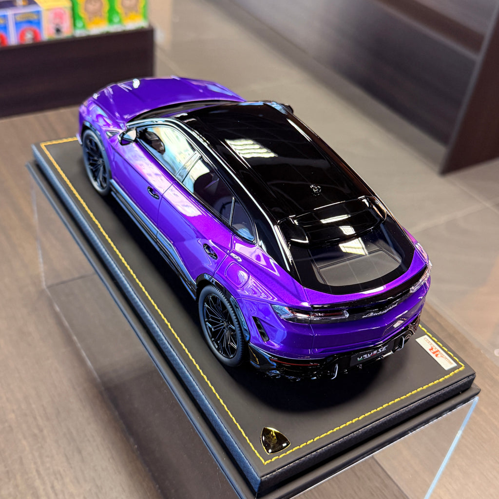 Lamborghini Urus SE Tettonero Viola Pasifae 1:18 by MR Collection