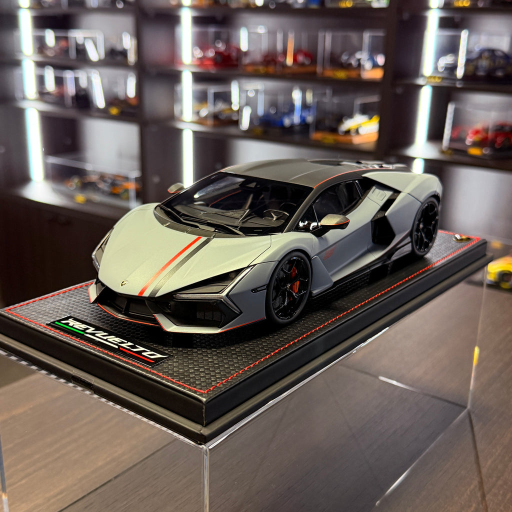Lamborghini Revuelto NA63 šedá Acheso 1:18 | MR Collection