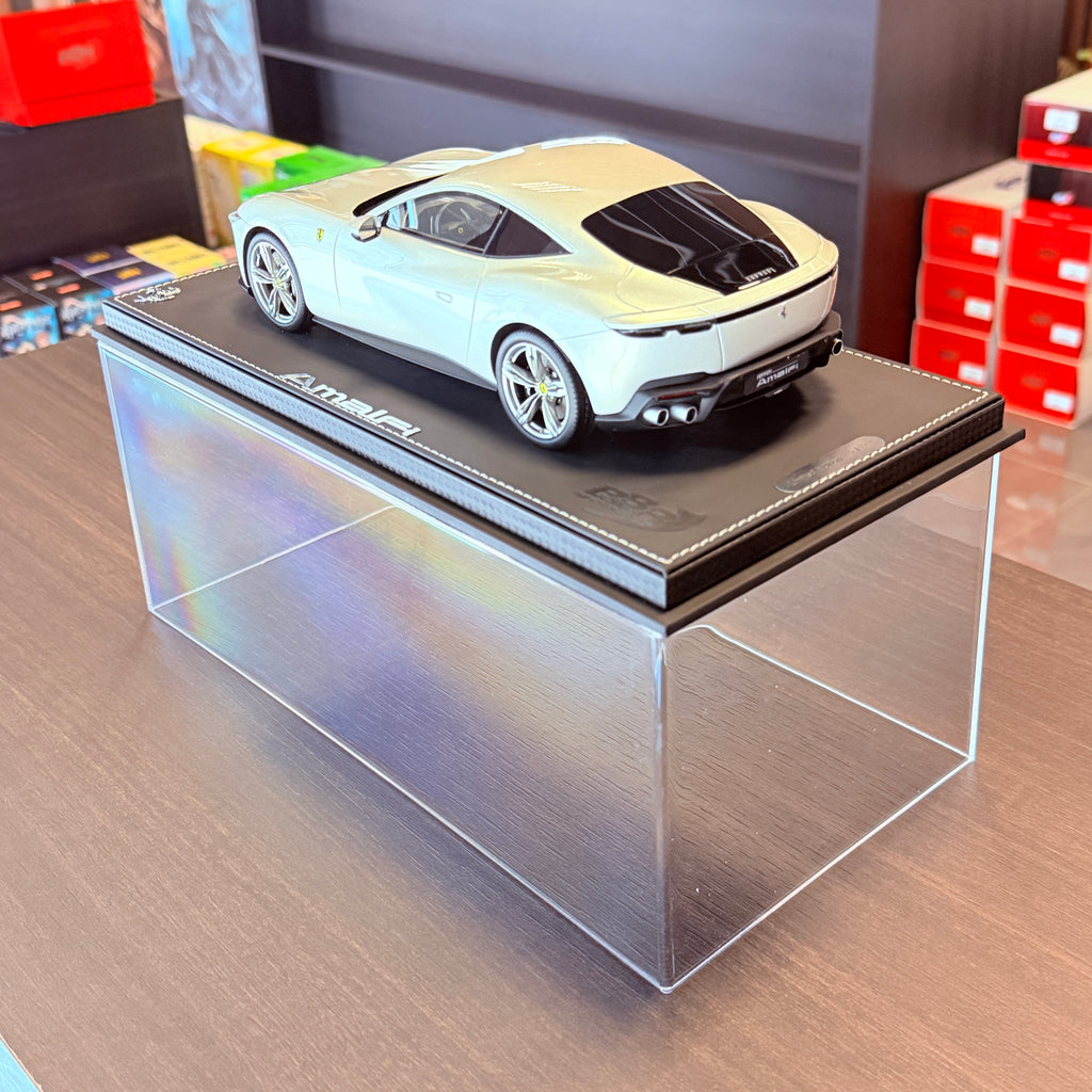 Ferrari Amalfi Grigio Abu Dhabi 1:18 Scale with Display Case by BBR Models (Limited 12 pcs.)