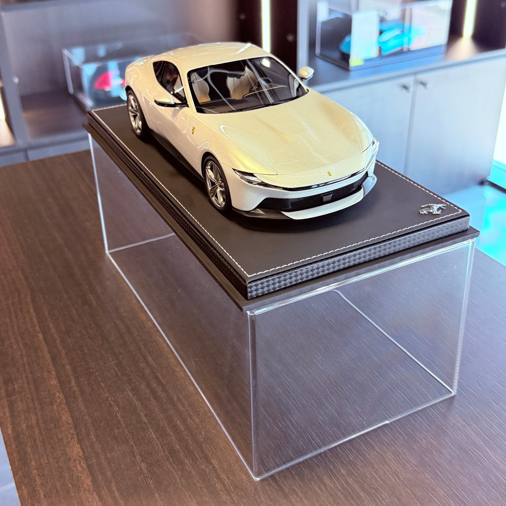 Ferrari Amalfi Grigio Abu Dhabi 1:18 Scale with Display Case by BBR Models (Limited 12 pcs.)
