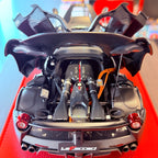 Ferrari LaFerrari Matt Black Poliform Pack Limited Edition 1:18 Scale by BBR Models