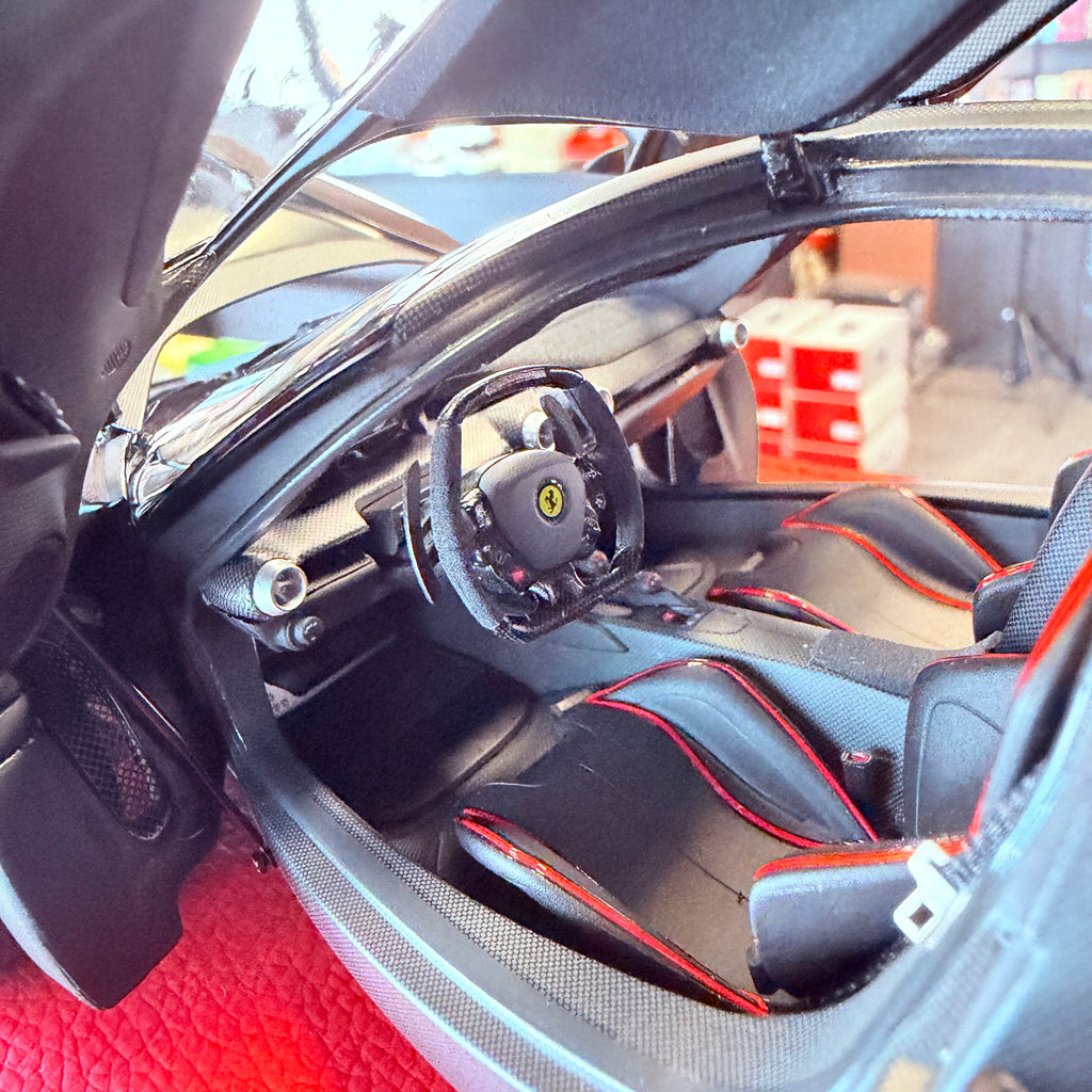 Ferrari LaFerrari Matt Black Poliform Pack Limited Edition 1:18 Scale by BBR Models