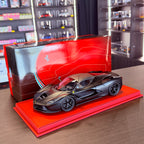Ferrari LaFerrari Matt Black Poliform Pack Limited Edition 1:18 Scale by BBR Models