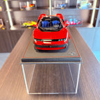 Ferrari 849 Testarossa Rosso Fiammante Press Version Limited Edition 1:18 Scale with Display Case by BBR Models