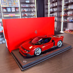 Ferrari 849 Testarossa Rosso Fiammante Press Version Limited Edition 1:18 Scale with Display Case by BBR Models