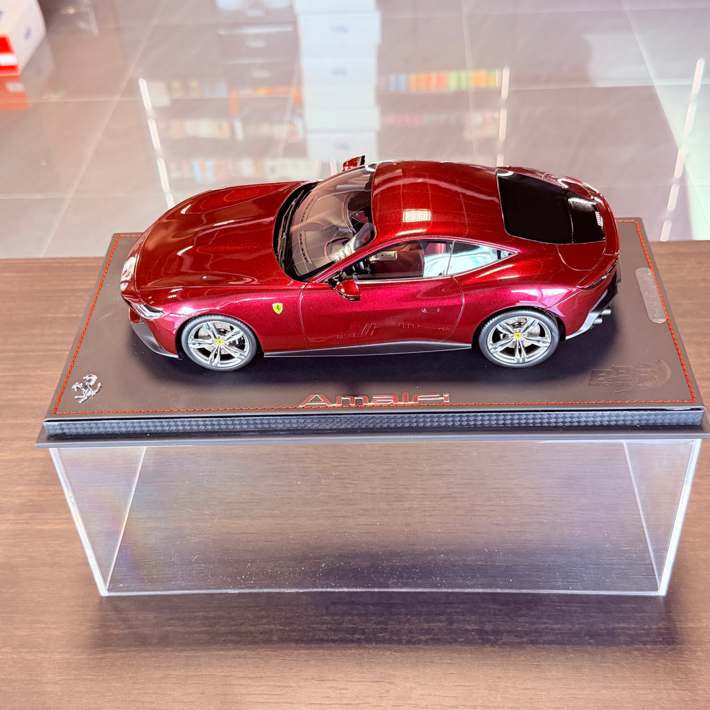 Ferrari Amalfi Rubino Micalizzato Limited Edition 1:18 Scale with Display Case by BBR Models