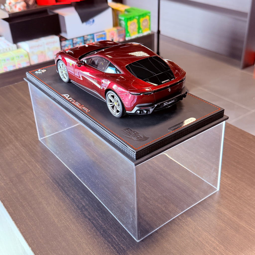 Ferrari Amalfi Rubino Micalizzato Limited Edition 1:18 Scale with Display Case by BBR Models
