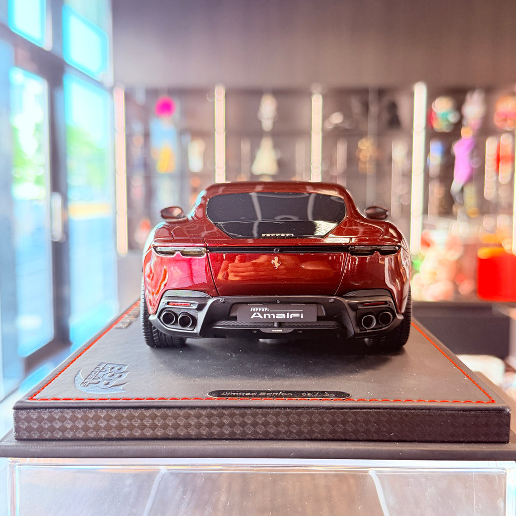 Ferrari Amalfi Rubino Micalizzato Limited Edition 1:18 Scale with Display Case by BBR Models