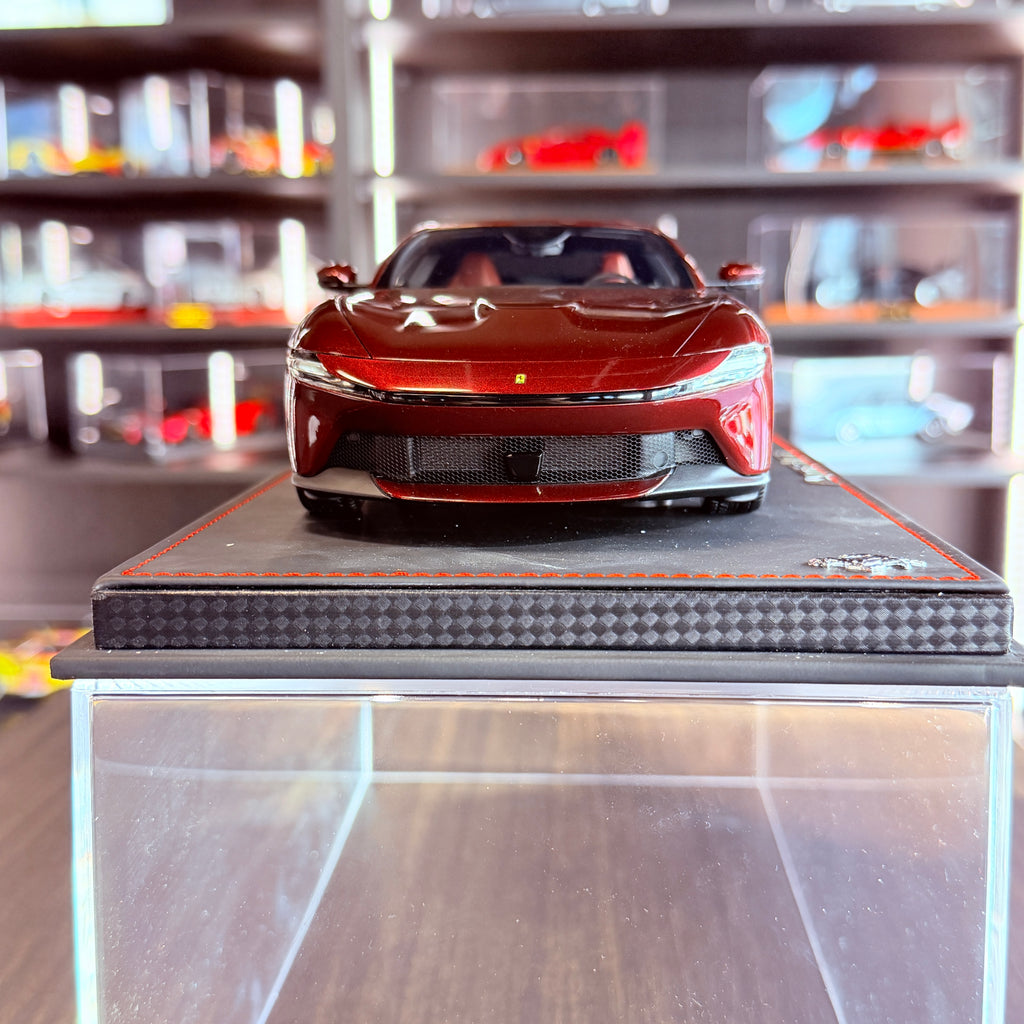 Ferrari Amalfi Rubino Micalizzato Limited Edition 1:18 Scale with Display Case by BBR Models