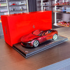 Ferrari Amalfi Rubino Micalizzato Limited Edition 1:18 Scale with Display Case by BBR Models