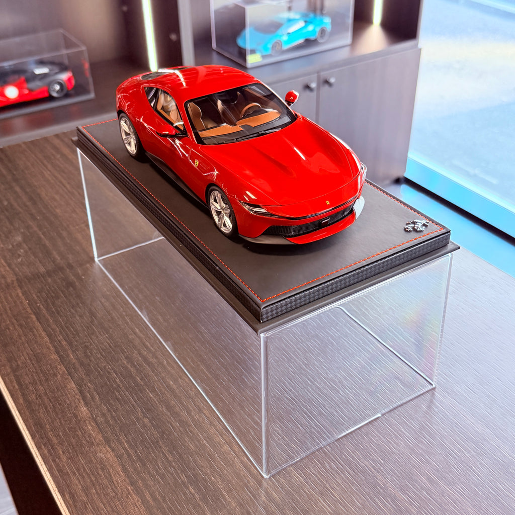 Ferrari Amalfi Rosso Corsa 1:18 Scale with Display Case by BBR Models