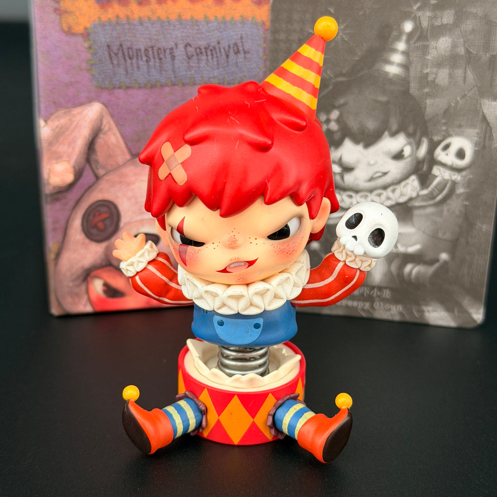 POP MART Hirono Monsters' Carnival Series Creepy Clown Figure