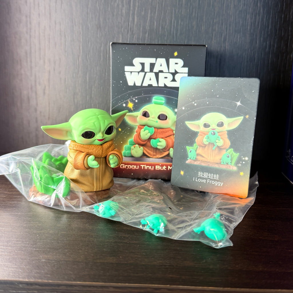 Star Wars Grogu Tiny But Mighty Series I Love Froggy figura, POP MART