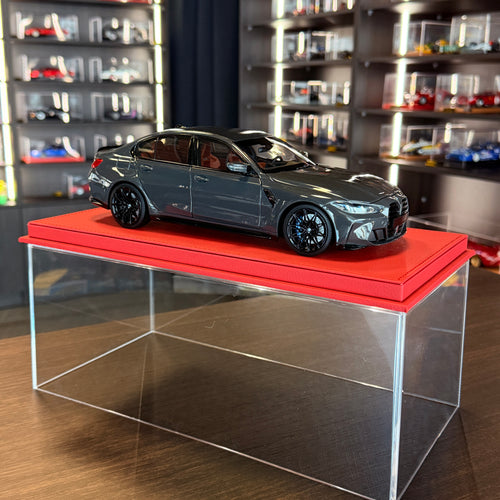 BMW M3 2024 Grey Metallic – MINICHAMPS – view 2