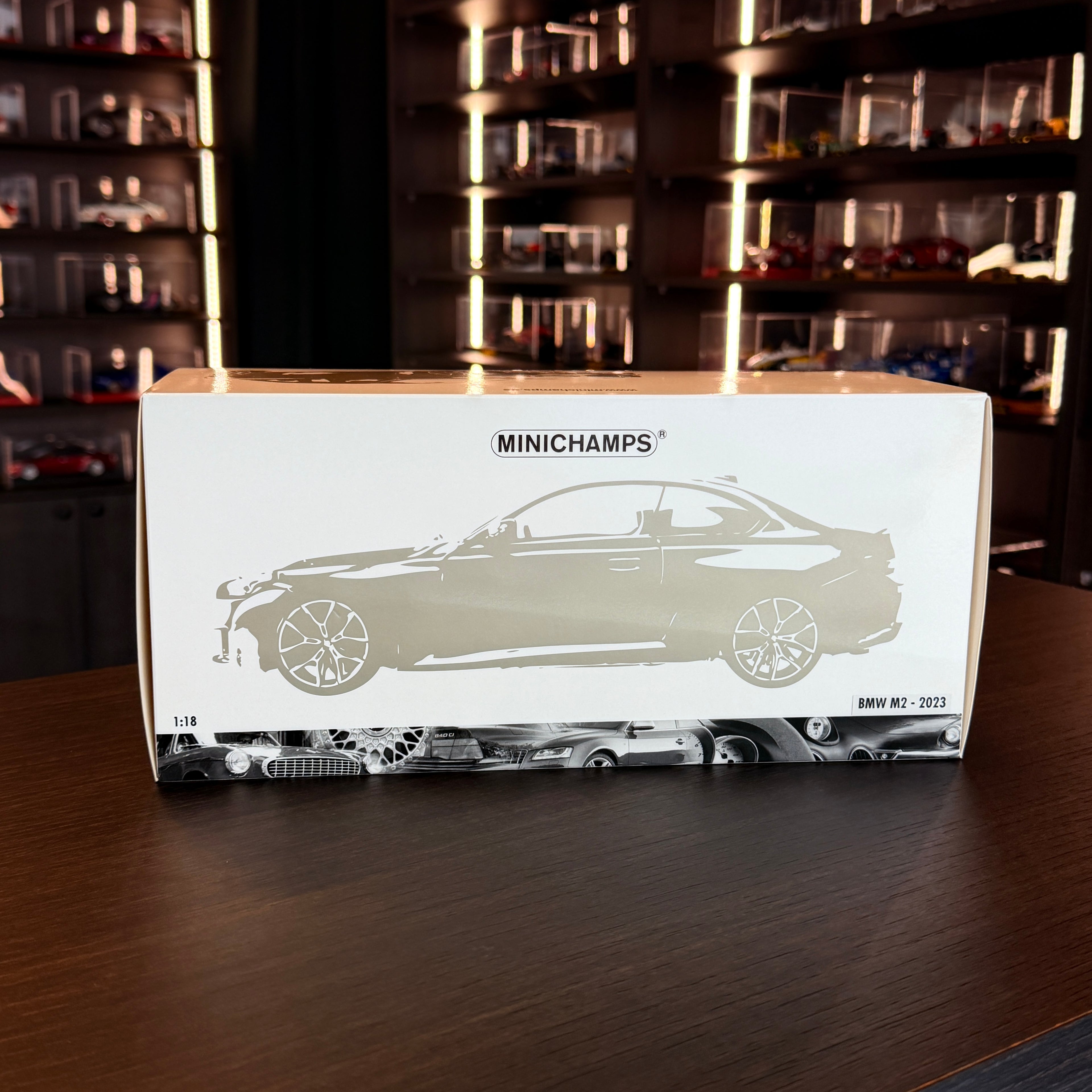 BMW M2 2023 Matt Grey | 1:18 Scale by Minichamps