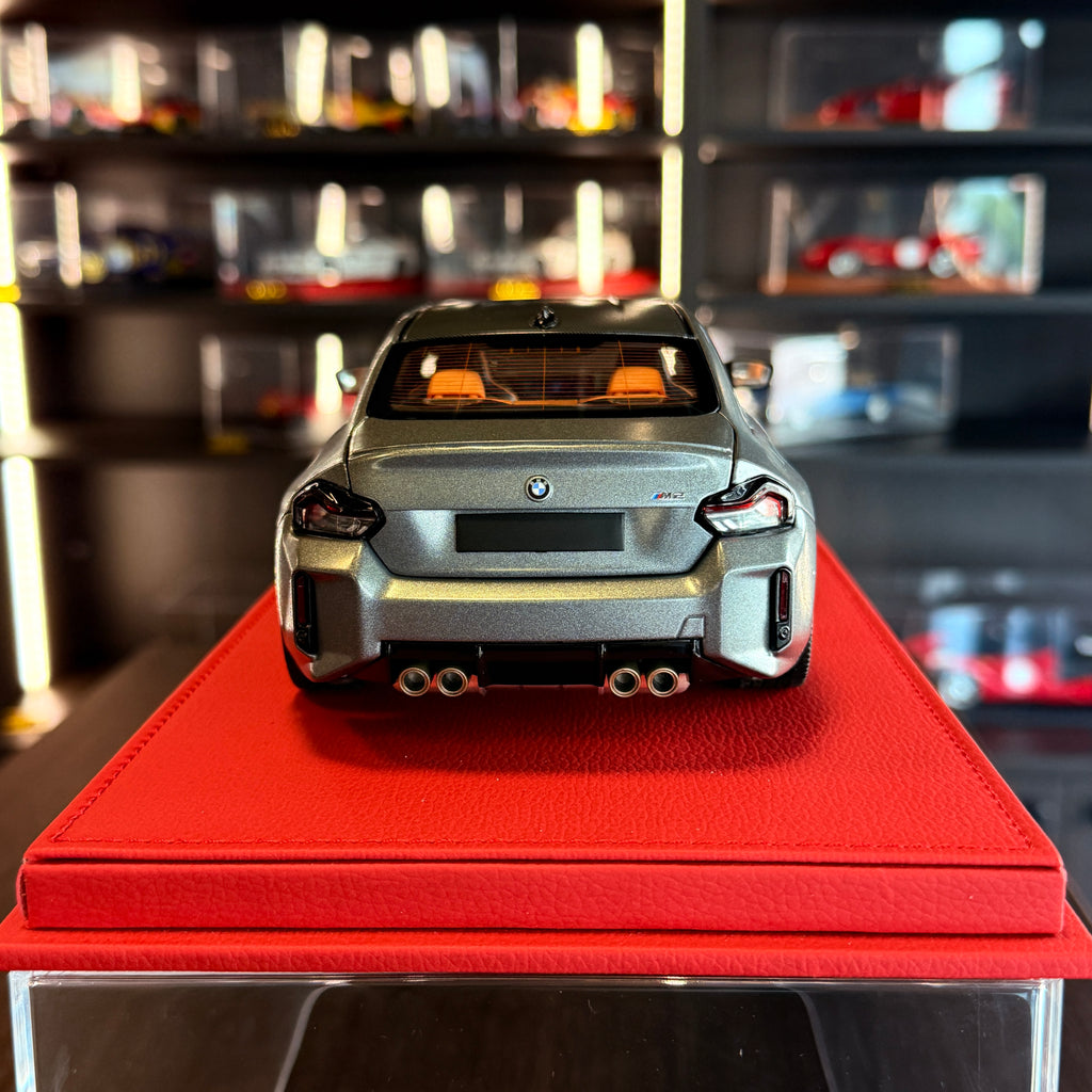 BMW M2 2023 Matt Grey | 1:18 Scale by Minichamps