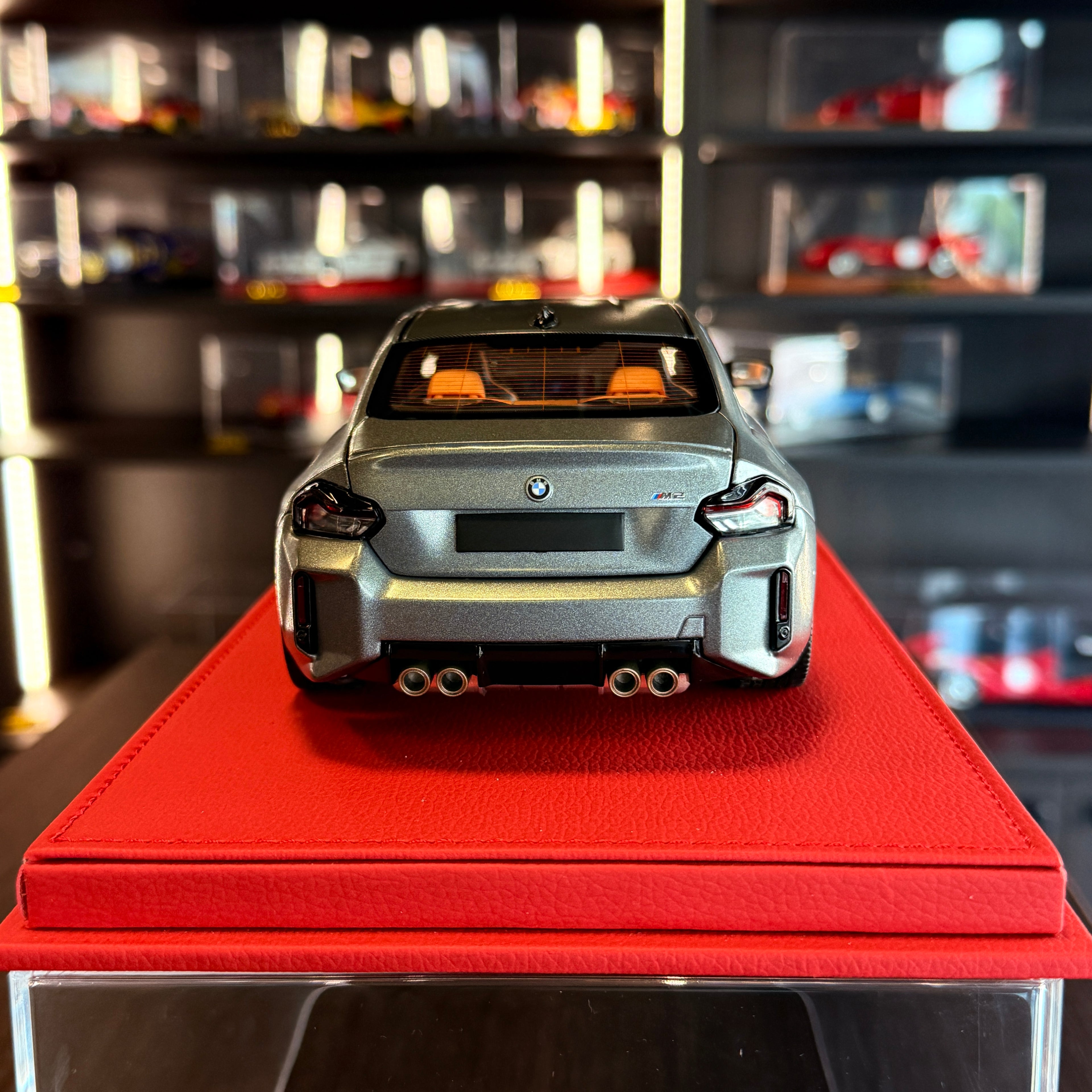 BMW M2 2023 Matt Grey | 1:18 Scale by Minichamps