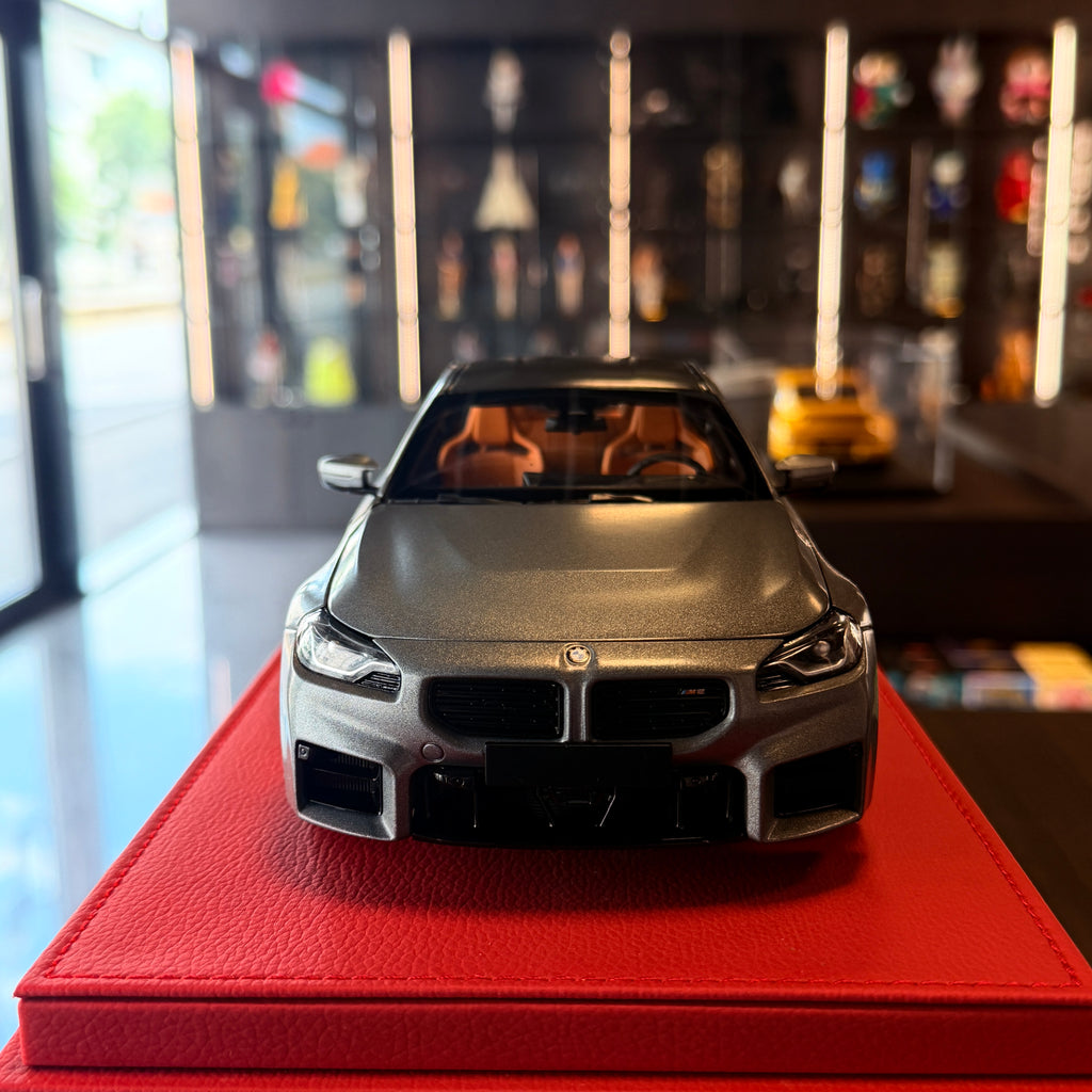 BMW M2 2023 Matt Grey | 1:18 Scale by Minichamps