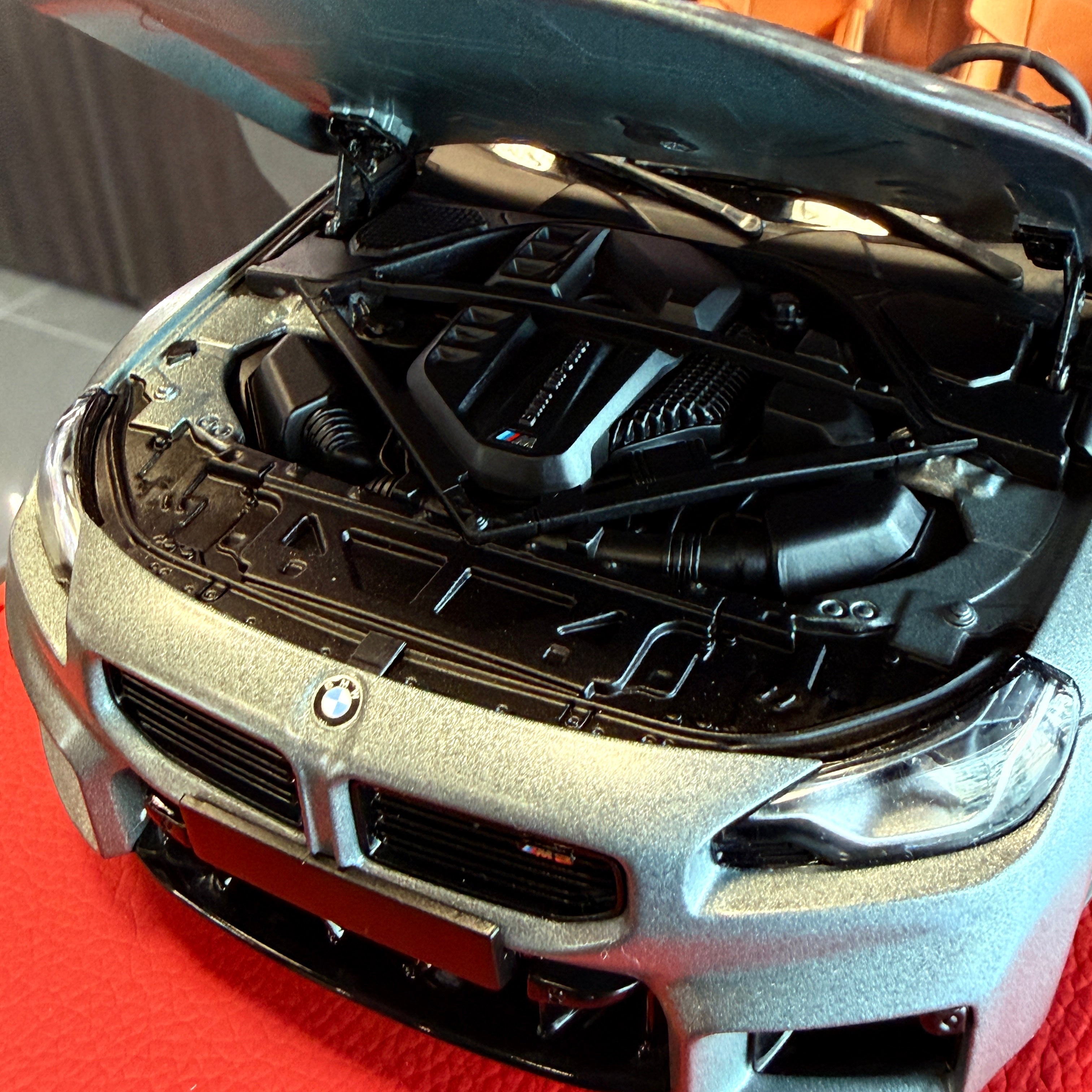 BMW M2 2023 Matt Grey | 1:18 Scale by Minichamps