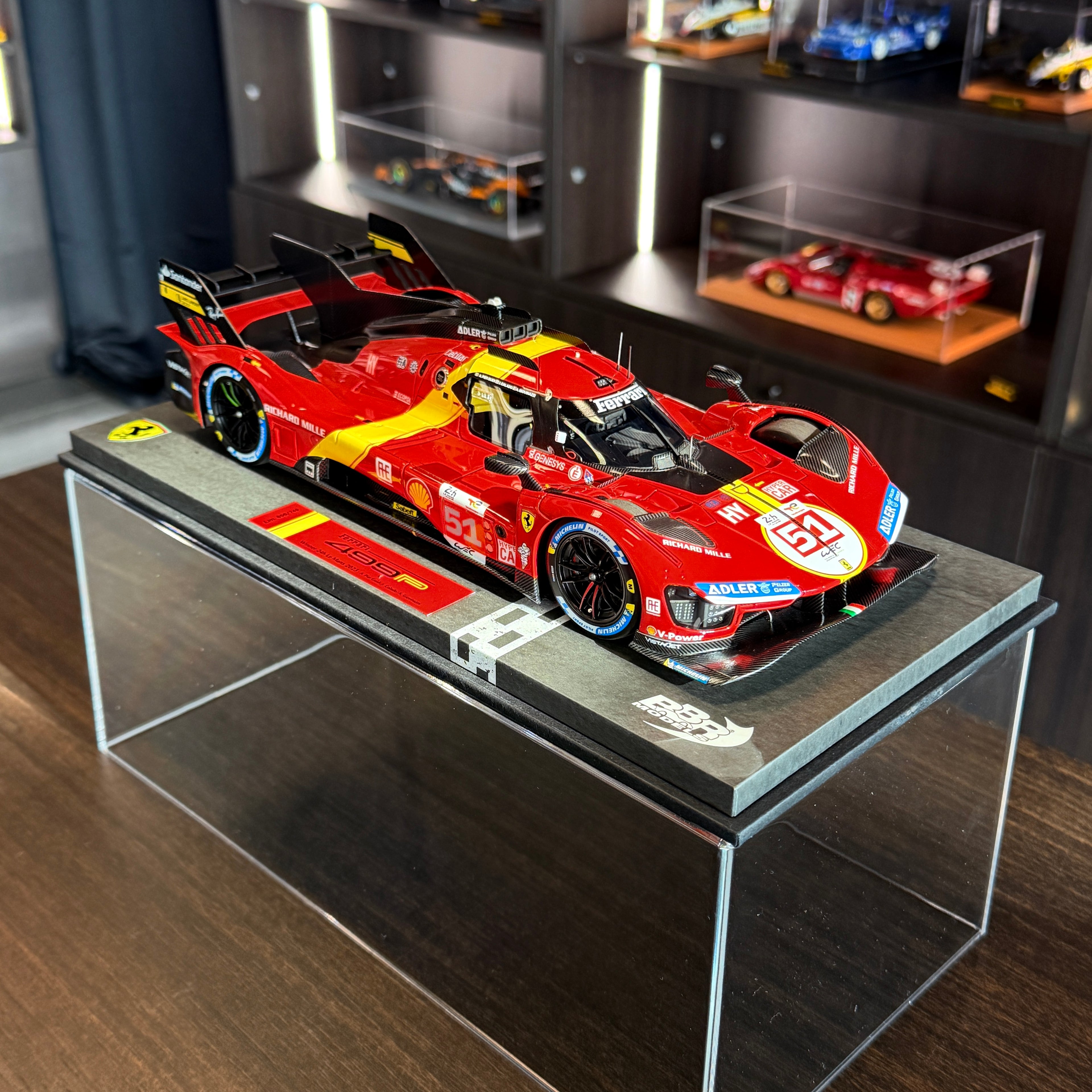 Ferrari 499P #50 Sieger 24h LeMans 2024 Fuoco, Molina, Nielsen 1/18 BBR