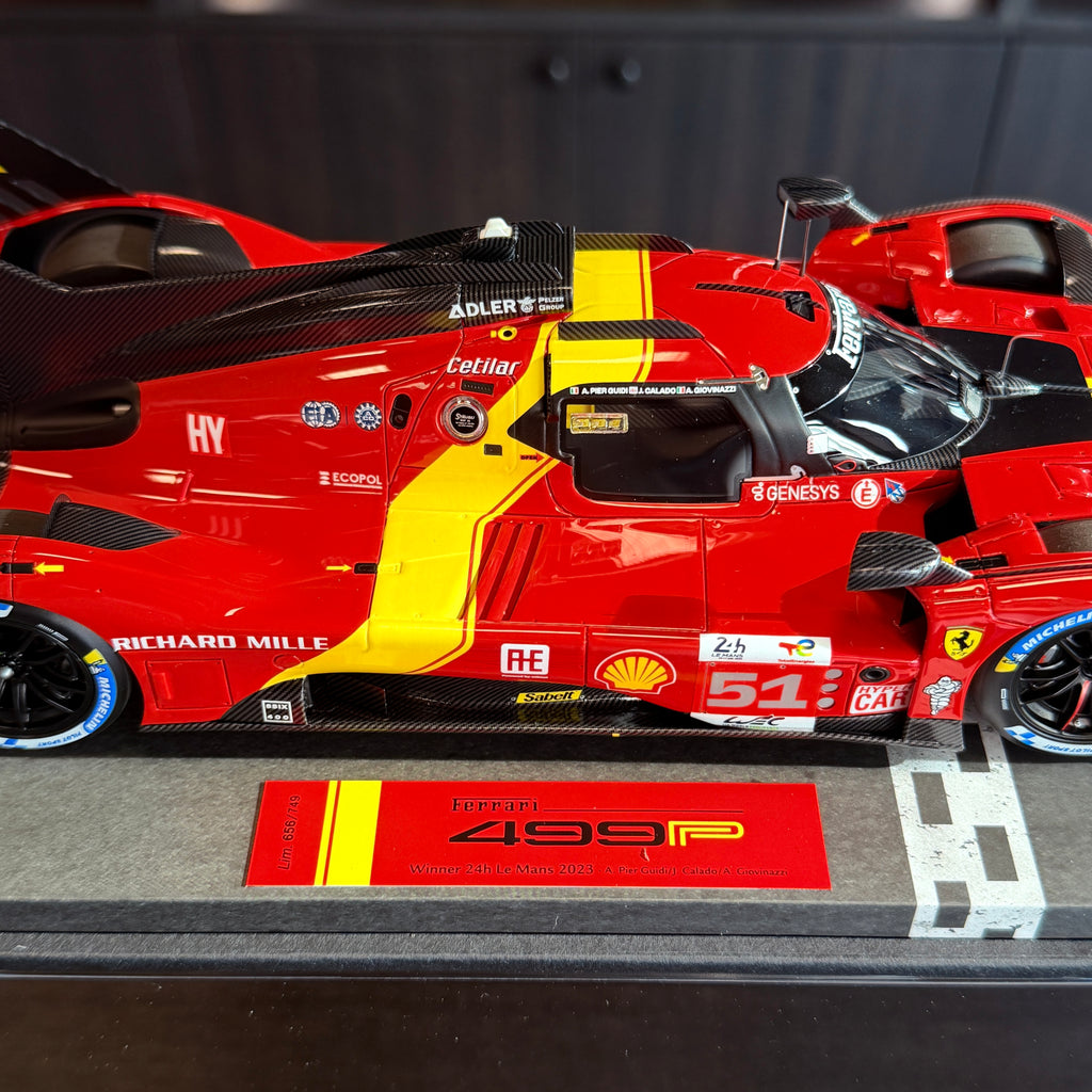 Ferrari 499P #50 Sieger 24h LeMans 2024 Fuoco, Molina, Nielsen 1/18 BBR