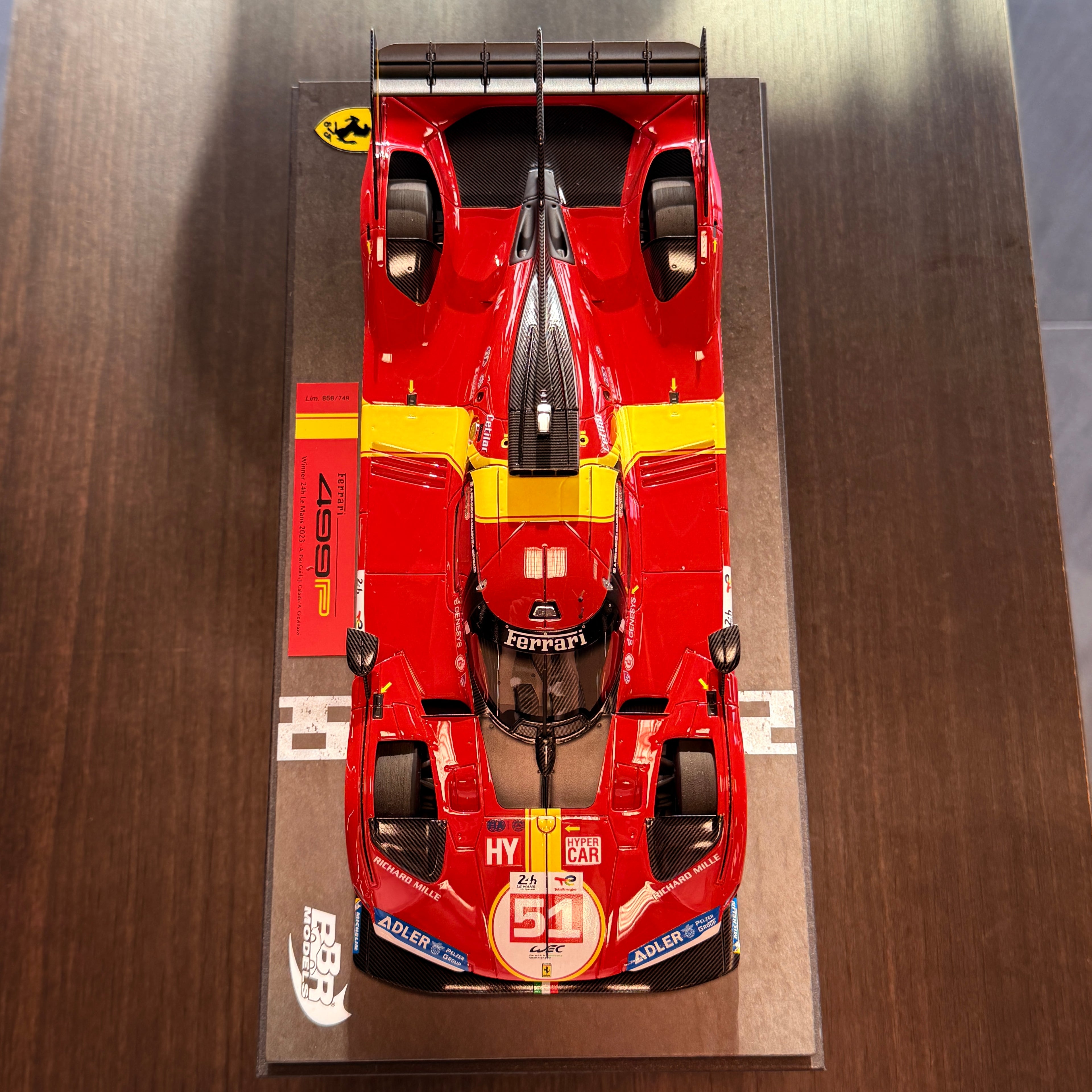 Ferrari 499P #50 Sieger 24h LeMans 2024 Fuoco, Molina, Nielsen 1/18 BBR