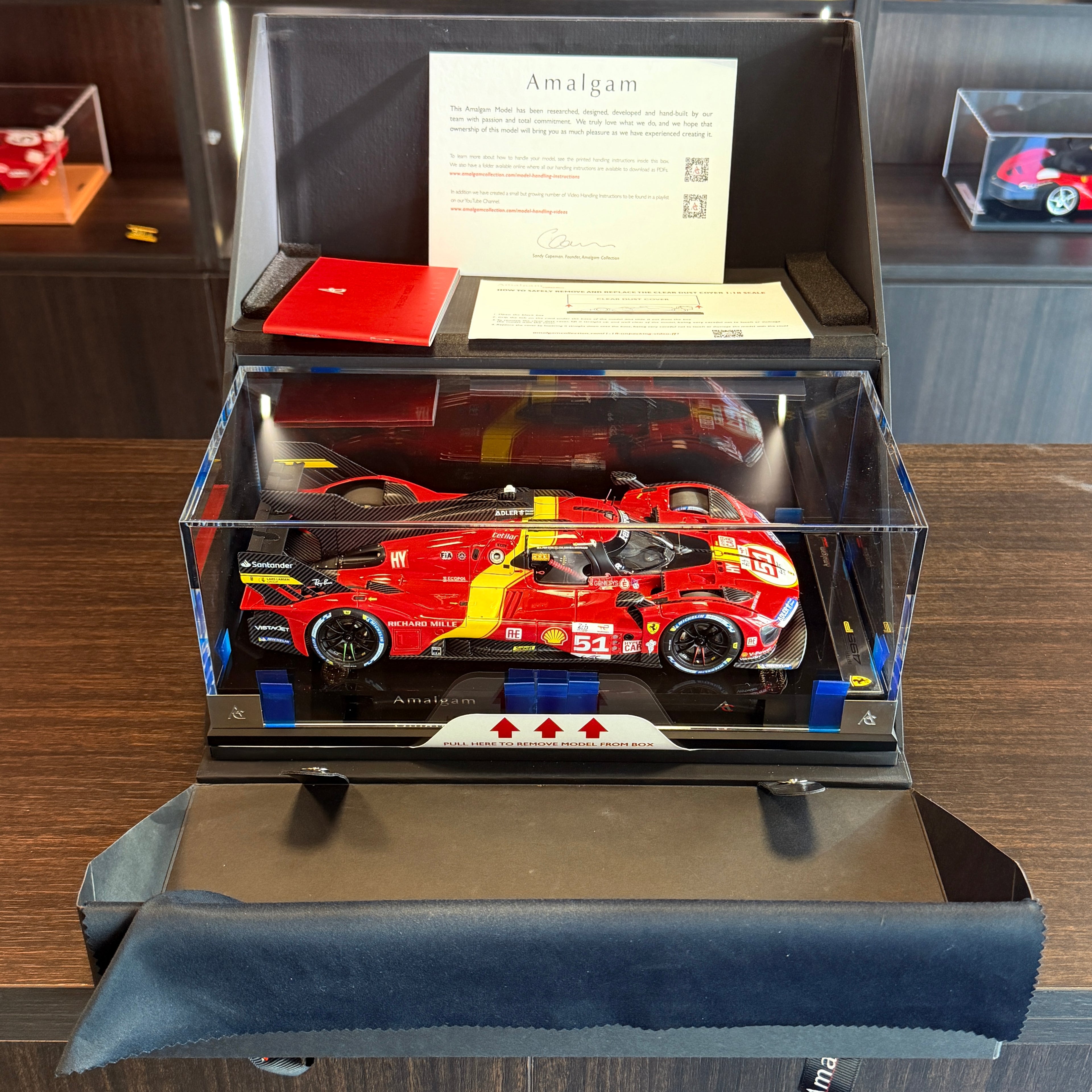 Ferrari 499P #50 Sieger 24h LeMans 2024 Fuoco, Molina, Nielsen 1/18 BBR