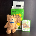 POP MART Ted2 Teddy Bear Action Series Bowtie Bear Plush Pendant